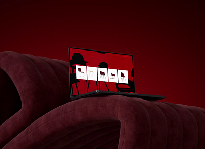Vitra Furniture Web 3d anima design ecommerce furniture motion red store ui ux web
