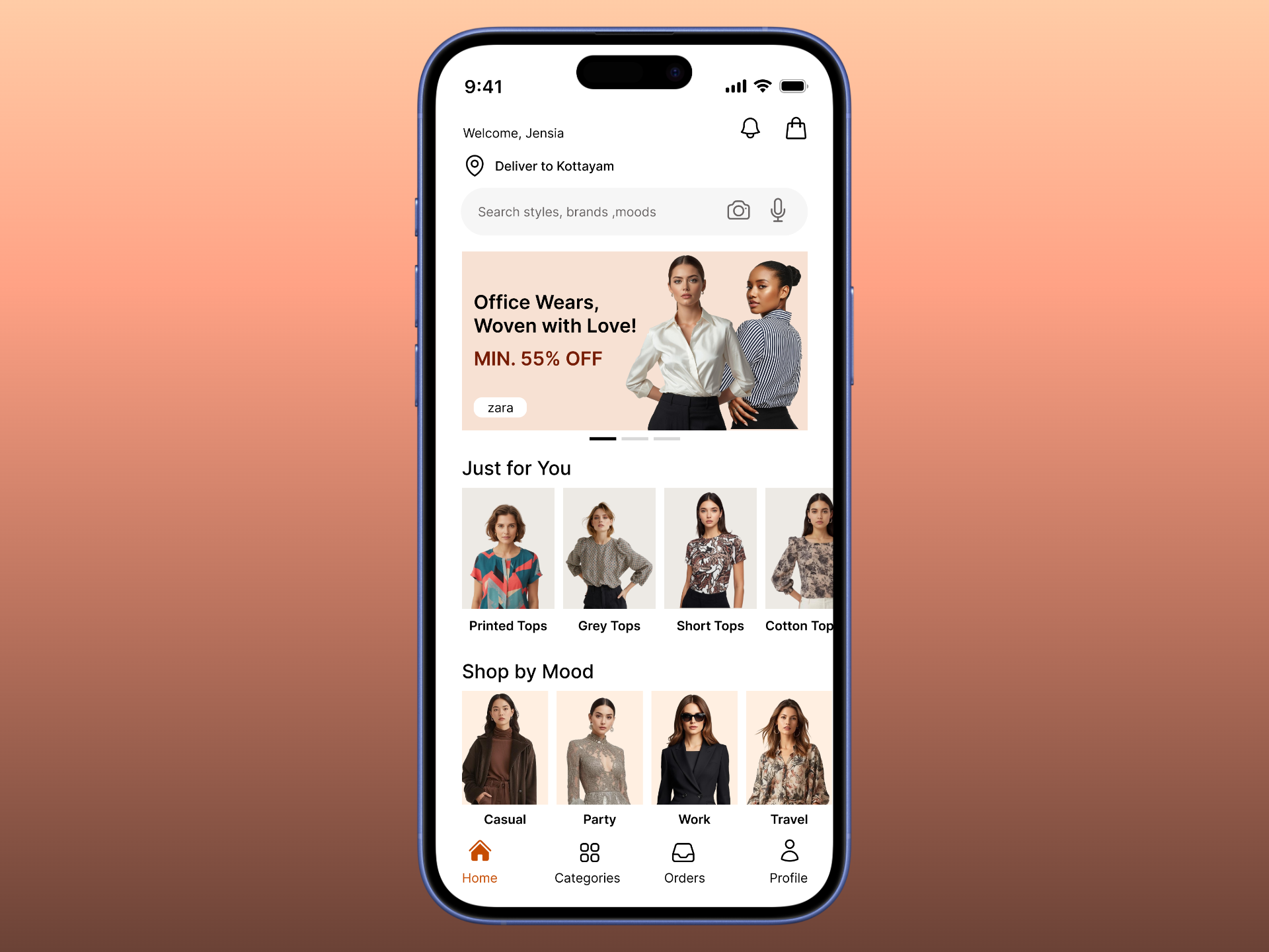 Shopping App Design shopping ui