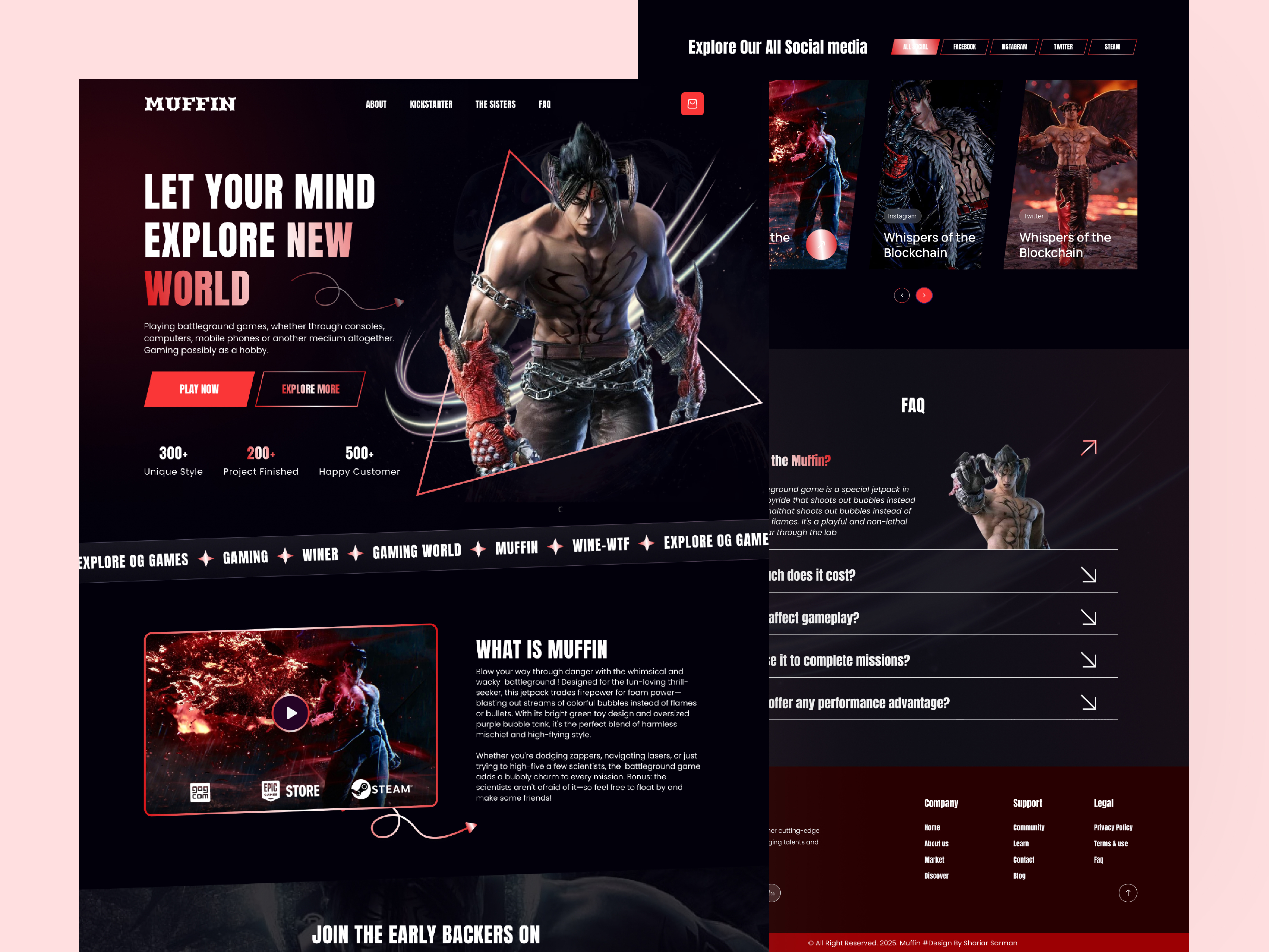 Example of UI/UX Design For Web, Dashboard & Apps