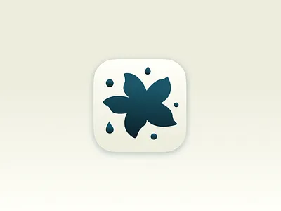 Plant Care – App Icon Design 🌸💧 app icon dailyui 005 design challenge ui