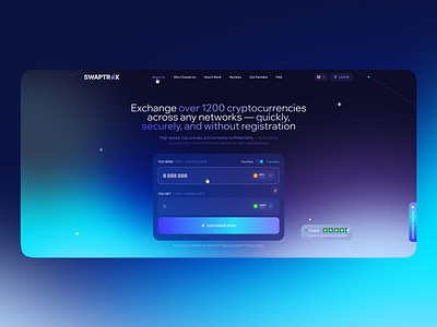 Cryptocurrency Exchange Platform - SWAPTRIX | Multipage platform crypto crypto design crypto mobile crypto platform cryptocerrency platform cryptocurrencies cryptocurrency design exchange interface landing logo mobile design platform design platofrm swap trustpilot ui ux web