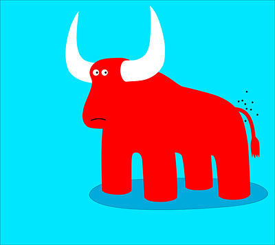 shut up potty animal branding bull cartoon character design dribbble illustration logo mascot