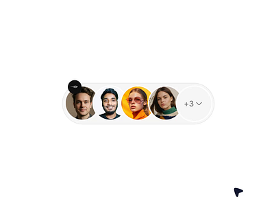 Collaboration Modal – UI Animation Concept animation colleboration app cummunication tools interaction design ios micro interacrion micro interaction motion design motion graphics ui ui animation ui design ux design web app design