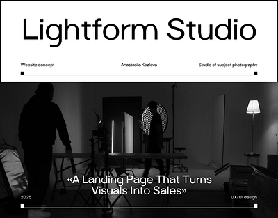 Landing Page Design for a Product Photography Studio creativedesign ecommercedesign figmadesign freelancewebdesigner landingpage leadgeneration minimaldesign photoshopdesign portfoliodesign uiuxdesign userexperience userinterface uxui webdesign websiteform