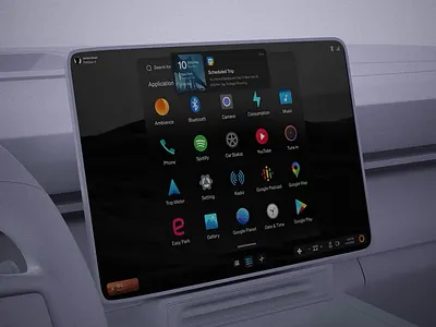 Electric Car Dashboard UI - Motion Design for Polestar Center Co automativeui cardashboardui carux dashboarddesign digitalproduct dribbbleshowcase hmi hmiux incarux microinteractions motiondesign polestardesign productdesign spline3d tabletinterface uianimation uiuxdesign uxdesign