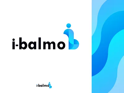 i balmo abstract best logo branding business logo colorful creative logo design gradient graphic design i balmo icon initial letter logo logo maker modern symbol tech