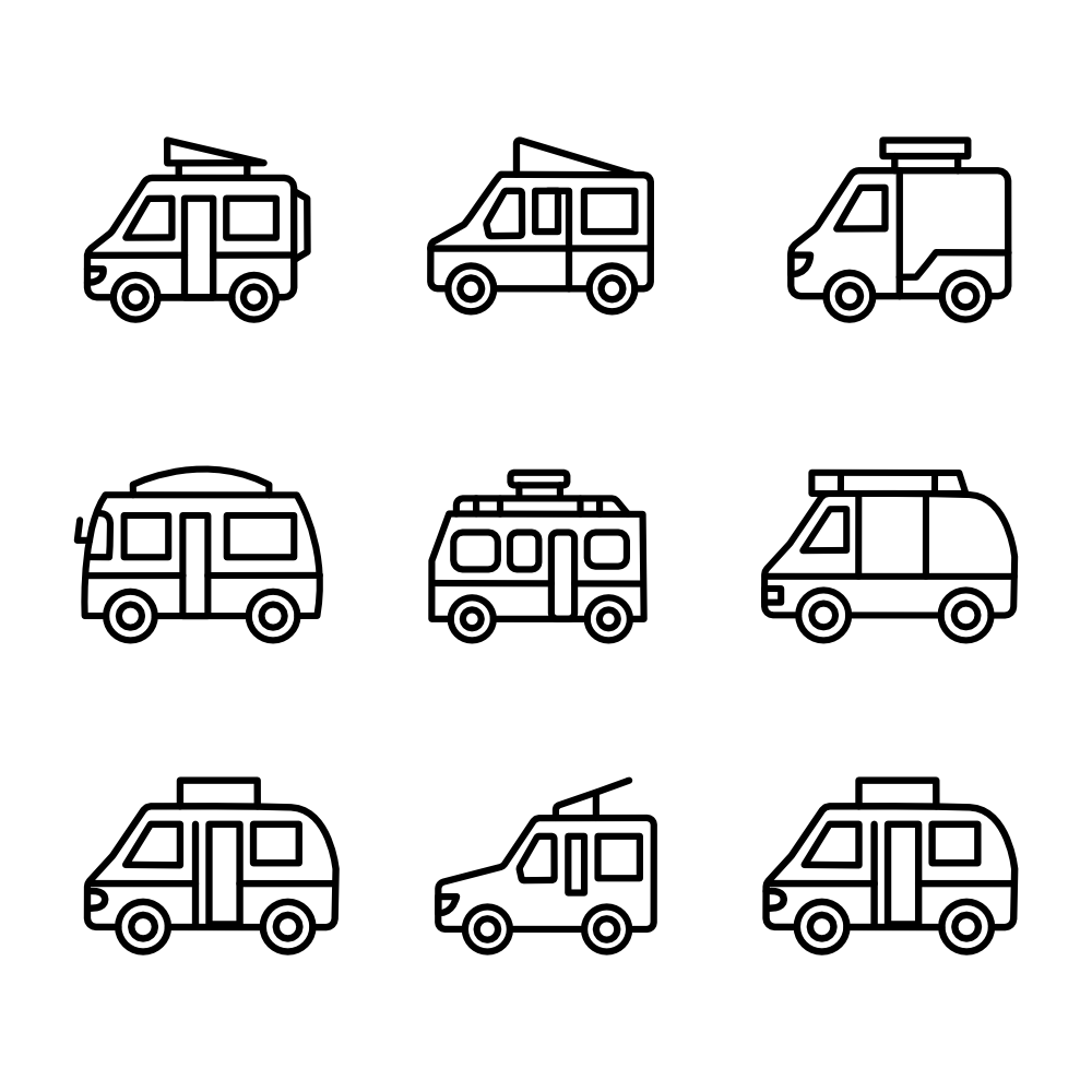 Example of Custom Icon Set Design Service