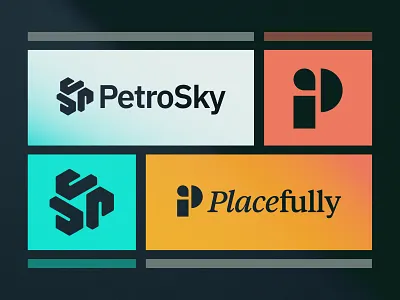 Recent Logo Work brand identity design branding cloud creative logo creative logo concept fully lettermark locate logo logo grid logos modern logo design monogram p logo petrosky place rebrand visual identity design