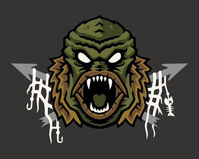 Creature Kong clinkroom creature creaturefromtheblacklagoon halloween horror illustration monster swamp vector water