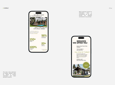 Landing Page | Real estate design development site graphic design landing page real estate site ui website