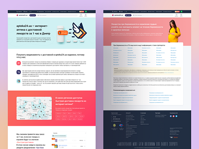 Apteka24.ua — Pharmacy E-commerce UX Redesign (Figma) mobile