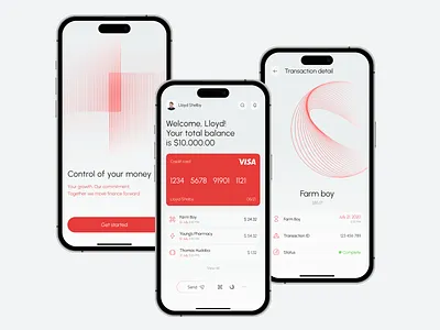 Smart Banking Made Simple app dashboard design fintech graphic design ui