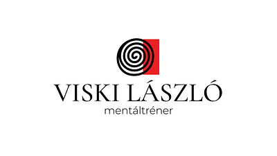 A few elements from Viski László Mental Coach's brand guide branding graphic design logo