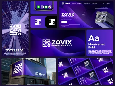 Zovix™ logo design brandidentity businessbranding creativelogo digitalbranding logo design logoforsale minimallogo modernlogo techlogo