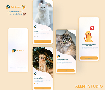 Pet Search App Design branding design logo uiux