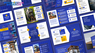 Real Estate Industry Pitch Deck Presentation Design Example business presentation clean presentation commercial real estate corporate design graphic design investment pitch marketing minimal design pitch deck pitch deck example presentation design property real estate real estate agency real estate branding real estate design real estate marketing real estate portfolio residential real estate sales deck
