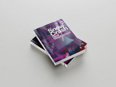 Snow Crash, Cover, Spine, IFC, P1, V1. book design indesign layout photoshop typography