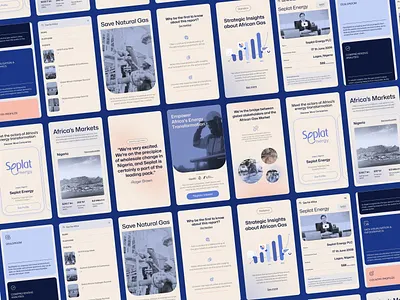 Gas for Africa - Website africa animation branding graphic design minimal mobile design roselab ui uxui web design website