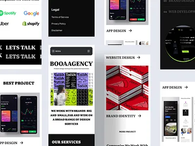 Digital Agency Landing Page Responsive agency website brand guidelines branding company creative agency digital agency digital marketing hero home page landing page landingpage minimalism portfolio website social media ui ux web web design website