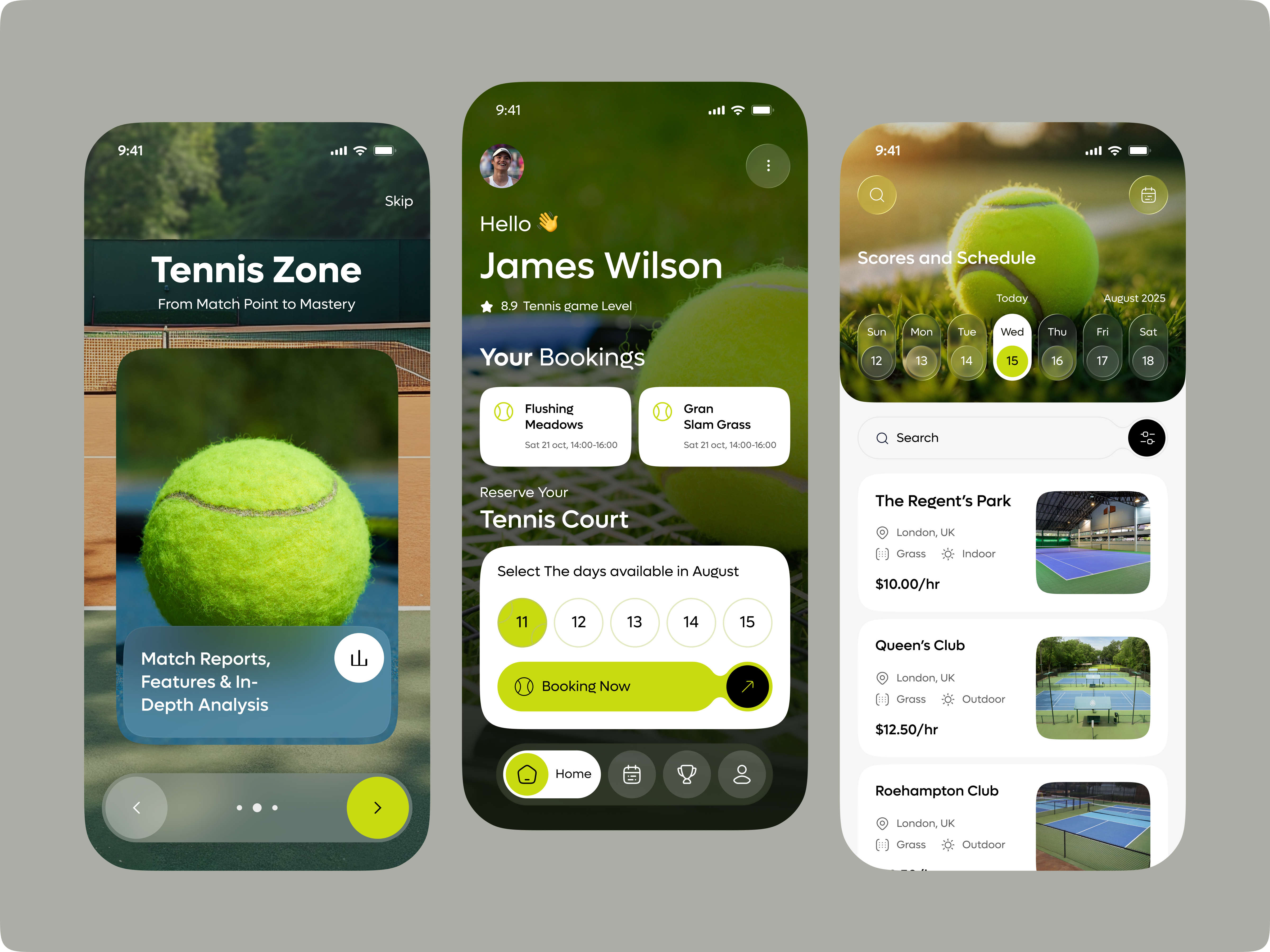 Example of Sports Mobile App Design And Development