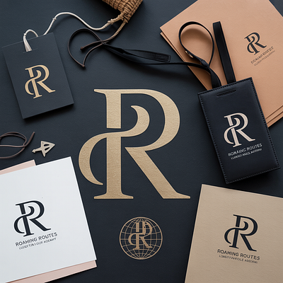 Roaming Routes branding graphic design logo motion graphics