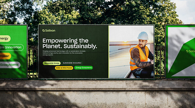 Billboard Design for Renewable Energy Awareness branding graphic design