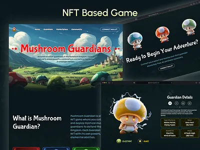 NFT Game crypto digisol game nft game ui ux