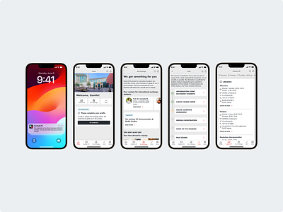 Coming2LPZ app design education mobile ui university ux