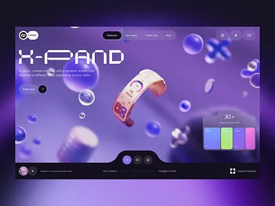X-Pand website concept ui ui design ux ux design web design web designer