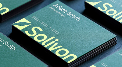 Minimal Business Card Design for Renewable Energy branding graphic design logo