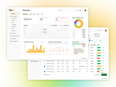 Payment Management Platform beautiful clean design fintech payment portal product design ui ux