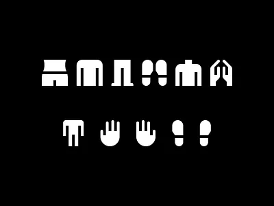 Body parts icons arms body body part body parts design feet foot hand hands icon icons illustration legs minimal minimalism minimalist ui vector