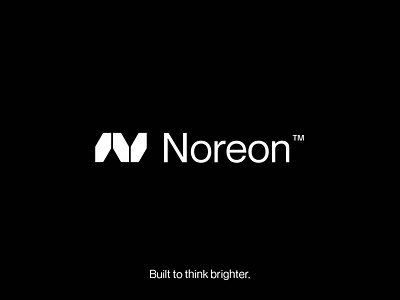 Noreon Brand Logo brand design brand for sale brand guidelines brand identity brand visual identity branding clean futuristic logo logo design logo icon logo symbol logo wordmark logotype minimal modern robot robotics tech visual identity