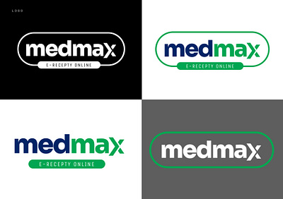 medmax - e-recepty online branding graphic design logo logodesign