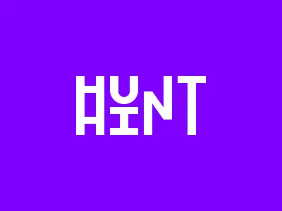 HUNT HINT brand hint hr human hunt identity idolize irakli dolidze job logo mark recourseces symbol visual work