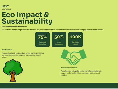 NexRow — The Future of Rowing is Here (Eco Impact UI Concept) ecoapp figma greenui impactdesign landingpage sustainability ui ux webdesign