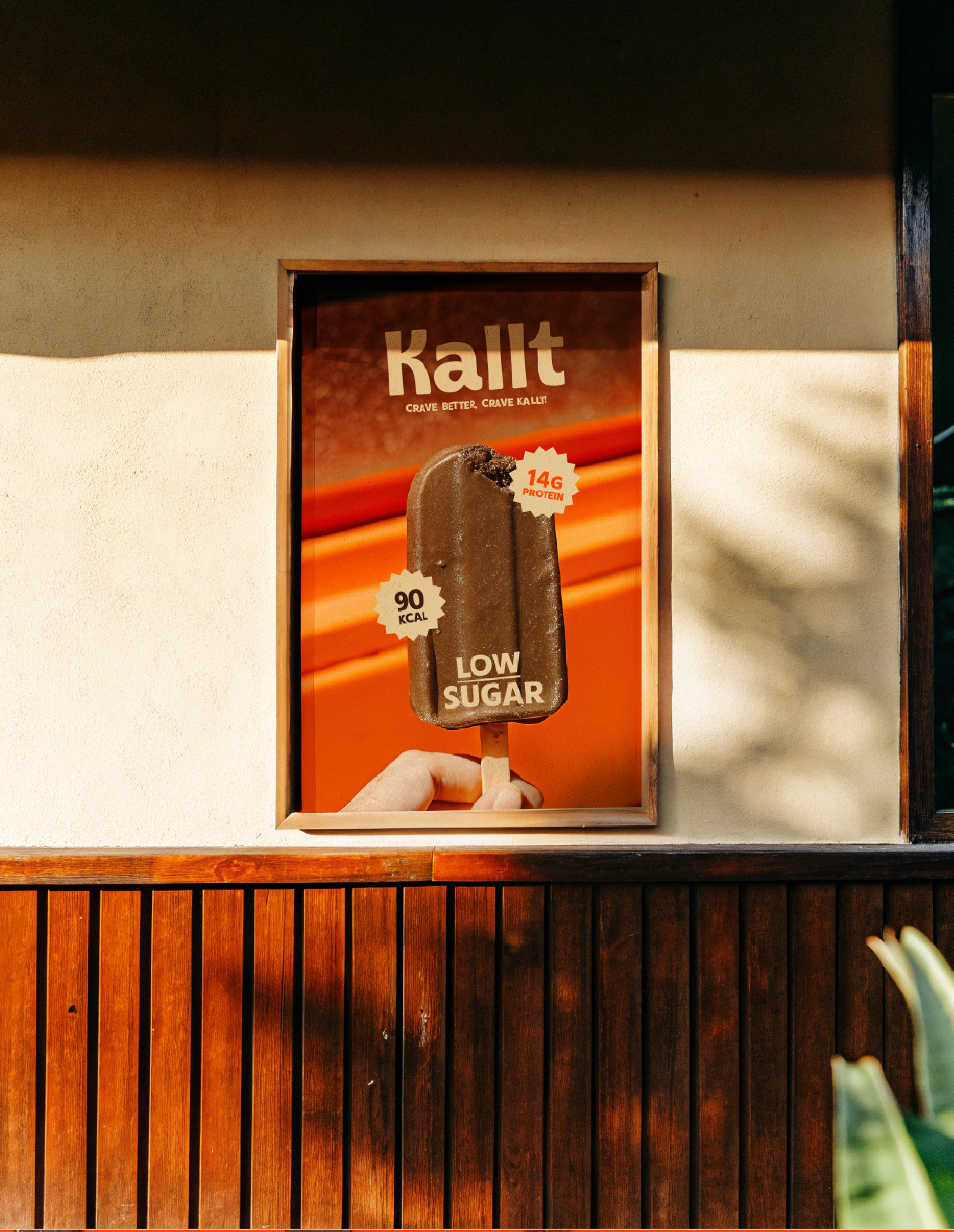 KALLT Protein Ice Bar Branding & Packaging Design bespoke design brand designer brand identity brand identity designer brand strategy branding custom branding custom logo design design food and beverage packaging food packaging graphic design label design logo design packaging design retro branding retro logo retro packaging strategic branding