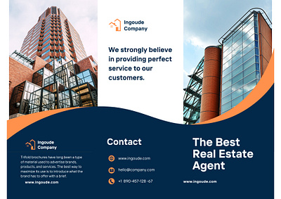 Professional and Standard Brochure Front cover Design. graphic design standard design