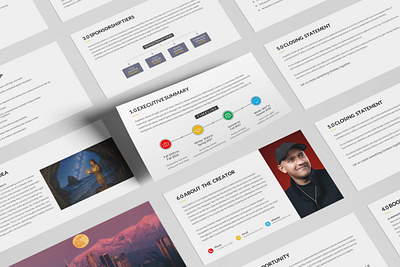 Angeleno PowerPoint Presentation brand branding creative design graphic design official photography powerpoint presentation project proposal slides typography