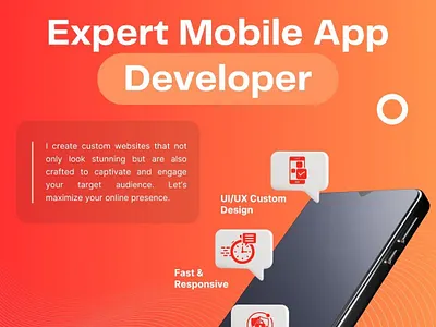 Mobile App Poster branding graphic design logo poster