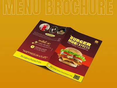 Menu brochure design branding brochure food graphic design illustartion psd restaurant