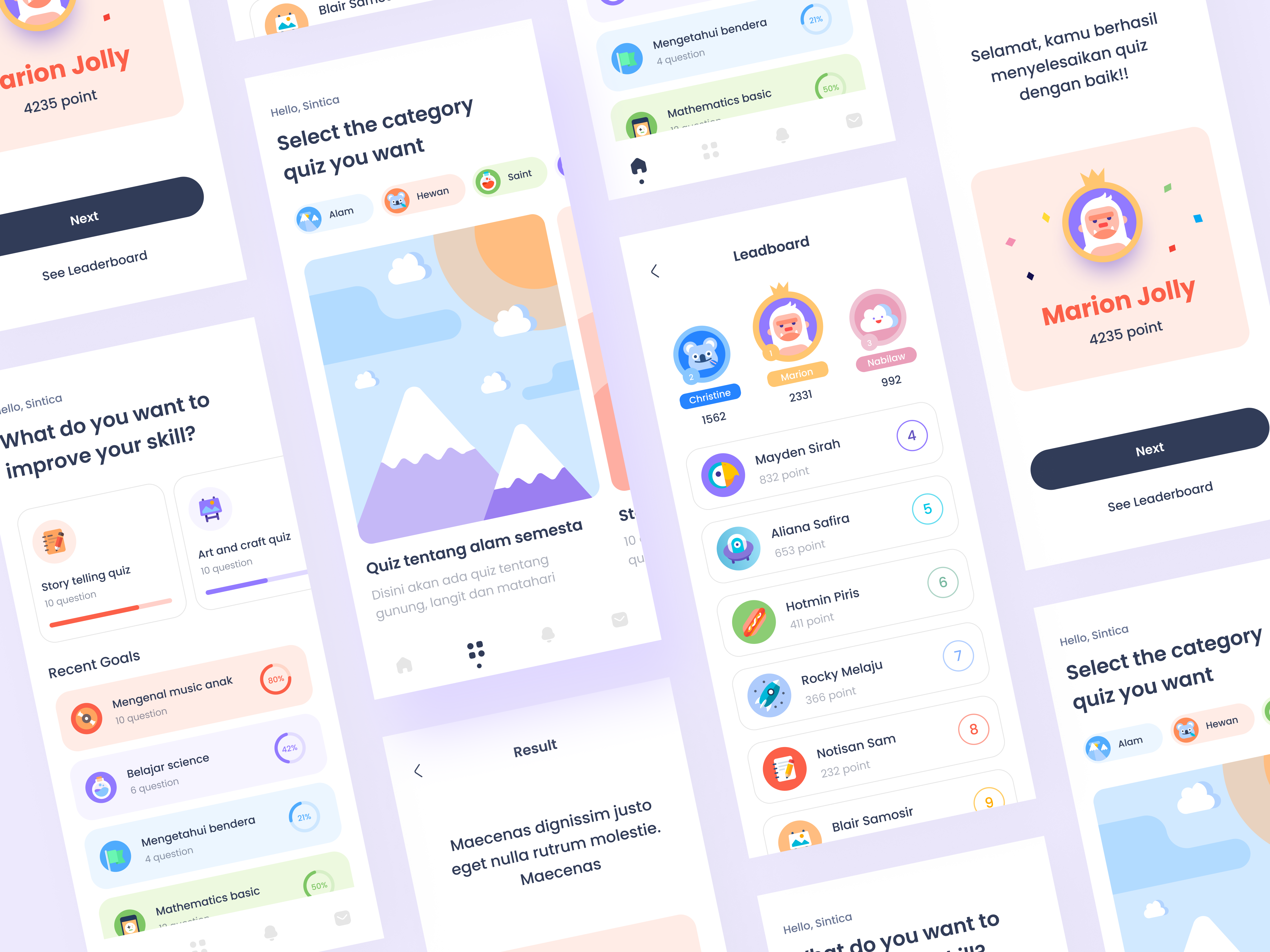 Browse Thousands Of Quiz UI Images For Design Inspiration | Dribbble