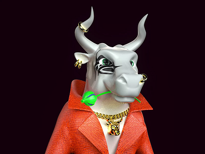 GM Bullrun 3danimation 3dart 3dcharacter 3dillustration 3dmodeling characteranimation characterdesign charactermodeling nft nftart nftcharacter nfttoken