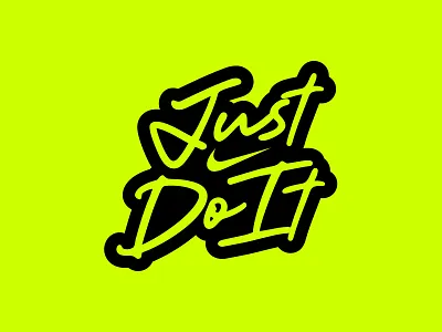 Just Do It branding design graphic design logo logo design nike oregon sports type typography wordmark