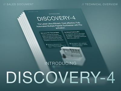 peptidemachines.com - Sales & Technical document creation branding graphic design