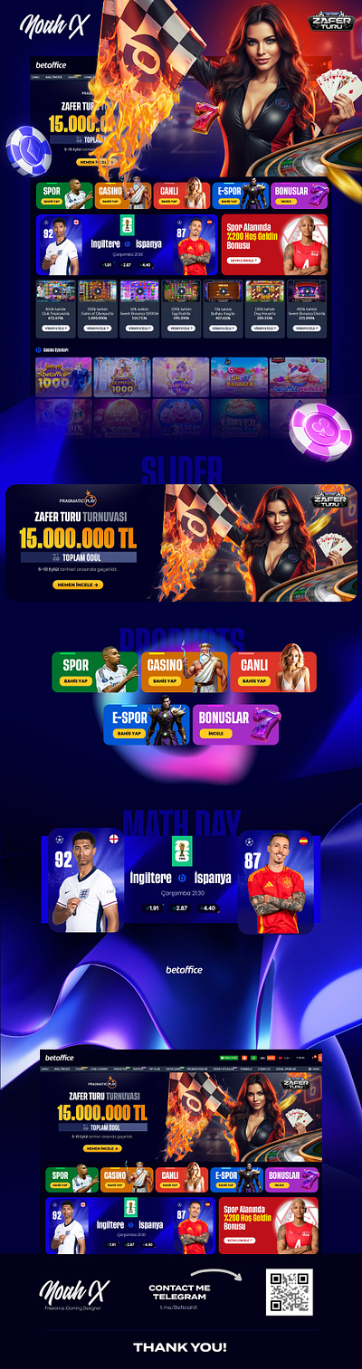Betoffice - Bahis Sitesi Arayüz Tasarım / Casino bahis bahis arayüz bahis sitesi bahis tasarım bet tasarım casino sitesi igmaing online bahis tasarımcı slot tasarımcı