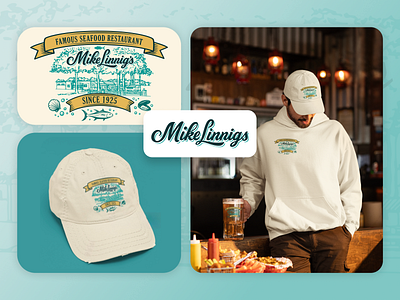 Local restaurant branding - Mike Linnigs branding graphic design logo