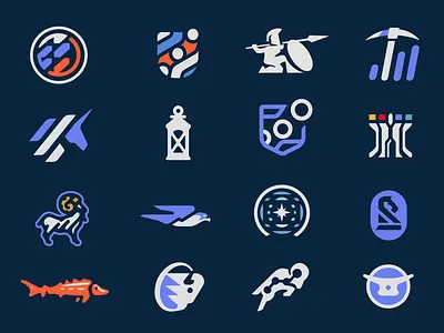 Wealth Management Brandmarks boat brainstorm branding brandmark buffalo emblem falcon globe goat graphic design icon design illustration logo logo design logo designer logos ram sturgeon train unicorn