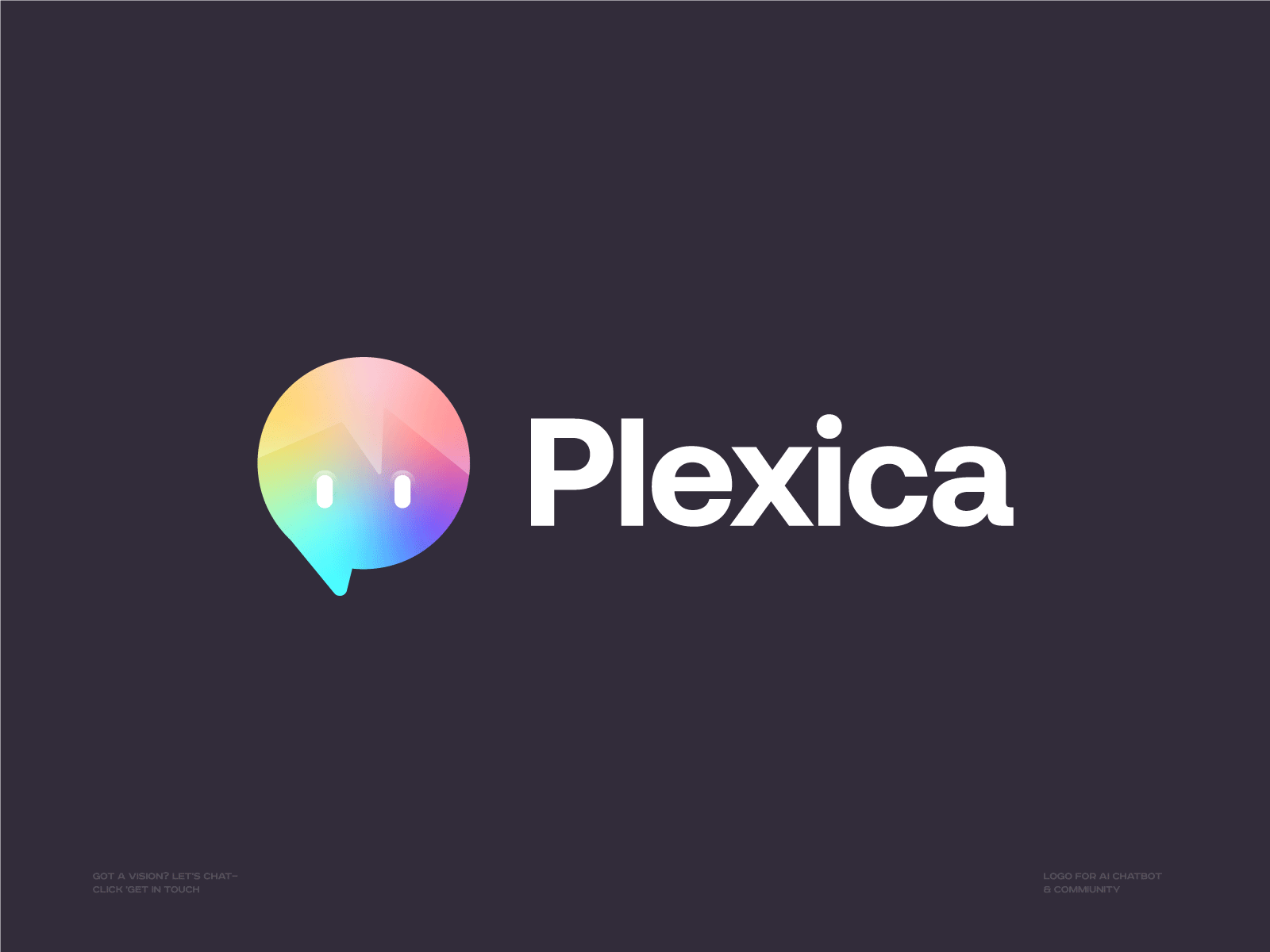 Logo For AI-Driven Chatbot & Community ai logo app icon artificial intelligence bot branding chatbot chatbot ai chatbot logo community gradient logo logo designer logodesign mascot modern logo playful smart clever social software tech logo