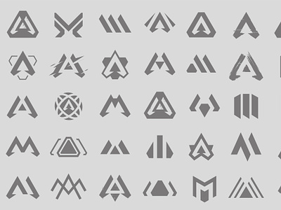 Apex Legends Mobile a apex apex legends brand branding design diamond geometric icon id legends logo m mark mobile shape sigil triangle vector video game